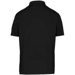 Mens Alex Varga Questana Seamless Golf Shirt Black Back